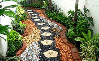 Садовые дорожки: виды, характеристики, варианты дизайна, фото, этапы укладки