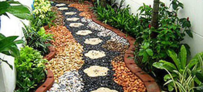 Садовые дорожки: виды, характеристики, варианты дизайна, фото, этапы укладки