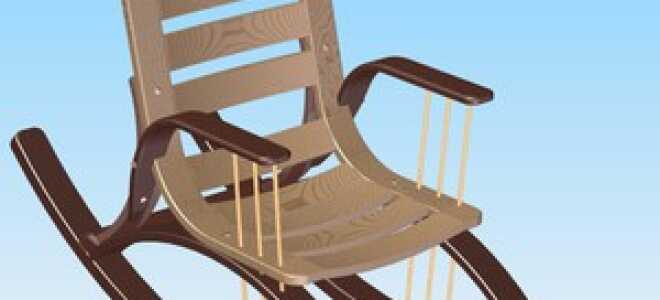 Кресло качалка своими руками из дерева: виды кресел, ход работы, фото и чертежи