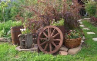 Оформление дачного участка своими руками в стиле кантри