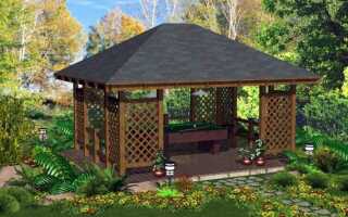 Как оформить беседку с помощью декоративных элементов и растений