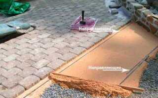 Тротуарная плитка: бетонное основание и укладка брусчатки своими руками