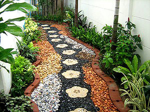 Дорожка из гравия