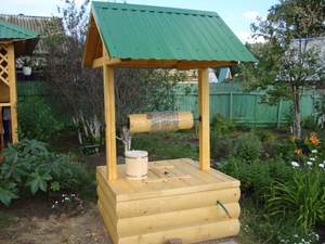 Виды домиков для колодцев