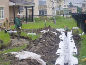 Варианты дренажной системы