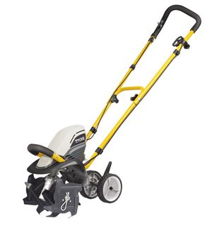 Культиватор RYOBI RCP 1000 электрического типа удобен на небольших участках.