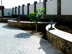 Виды подпорных стен с уклоном